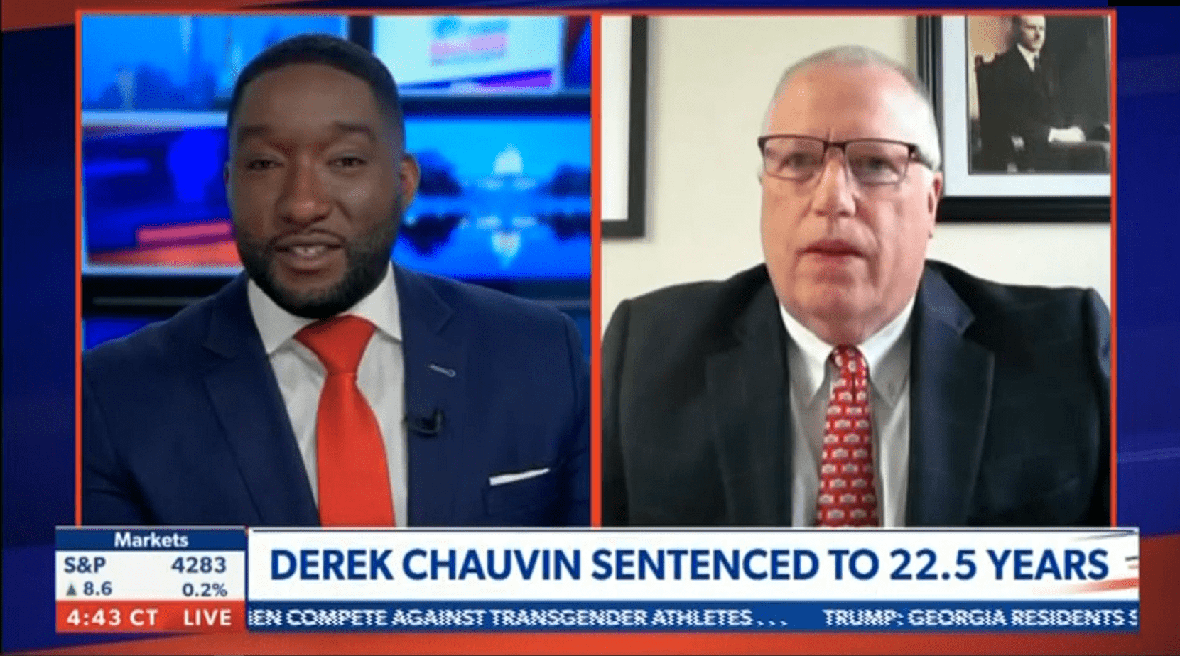ACEK on Newsmax Chauvin