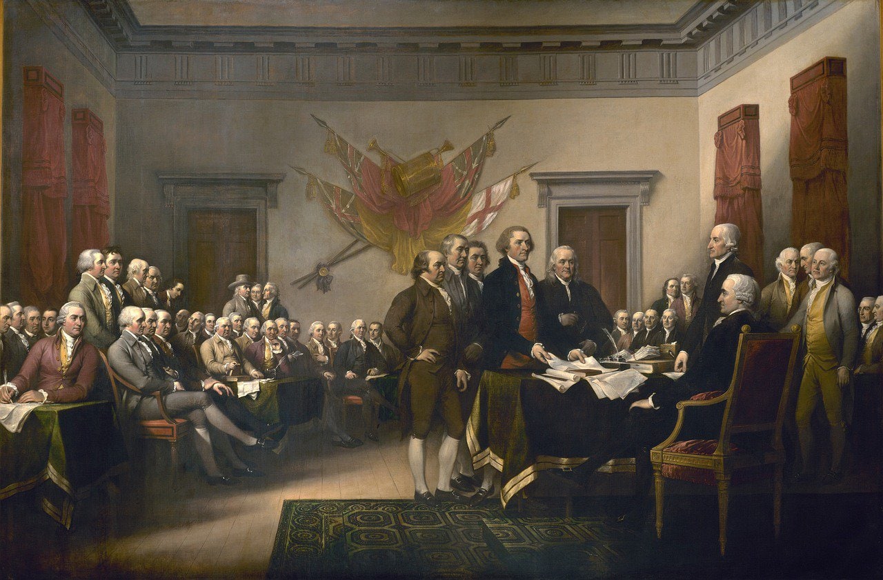 declaration of independence, united states, usa