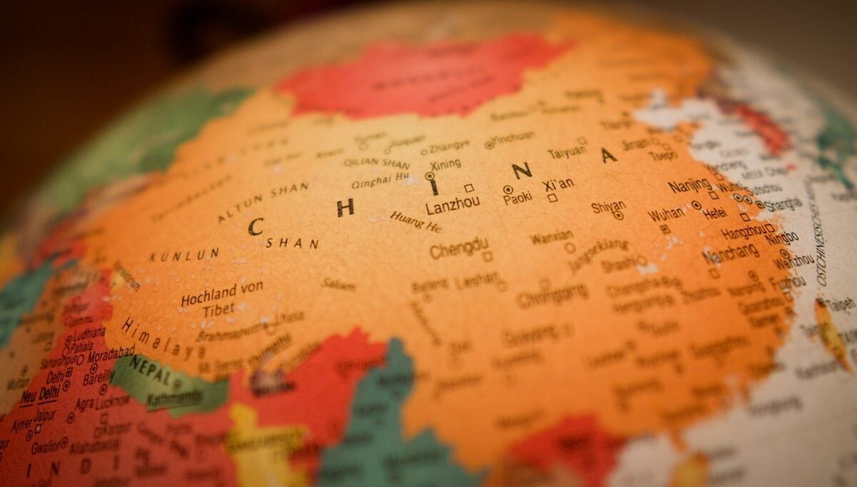 red green and blue world map